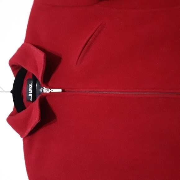 B Moss women coat  M Full Zip  wool event casual Comfy Red Luxury - Picture 2 of 9